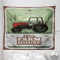 thumbnail image 1 of Vintage Trucks Tapestry, Grunge Design The Farm House Lettering with a Tractor, Fabric Wall Hanging Decor for Bedroom Living Room Dorm, 5 Sizes, Multicolor, by Ambesonne, 1 of 1