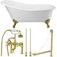 thumbnail image 1 of Vintage Tub & Bath Charlotte 60 Inch Cast Iron Slipper Clawfoot Tub Package, 1 of 2