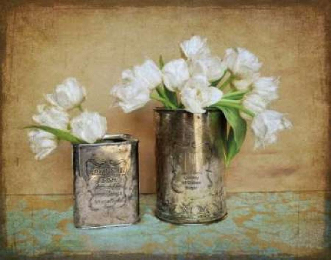 Vintage Tulips I Canvas Art - Cristin Atria (22 x 28)
