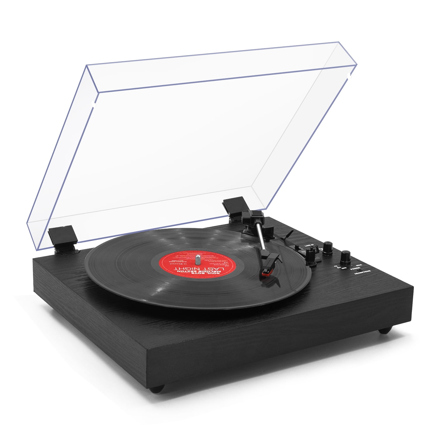 Vinyl　オーディオコンポーネント　Record　Turntable　Player，　Bluetooth　3-Speed　販売店　Vintage　VOKSUN　PRIMAVARA