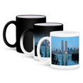 thumbnail image 1 of 3dRose, Vintage Twin Towers II, 11oz Magic Transforming Mug, 1 of 8