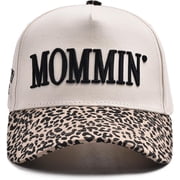 Vintage Two-Tone Womens Baseball Cap, Mommin Trucker Hat for Women & Men, Adjustable Baseball Cap, Mother Day Ponytail Hat