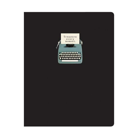 Vintage Typewriter Deluxe Spiral Notebook
