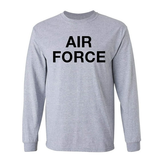 Vintage U.S. Air Force Long Sleeve T-Shirt in gray