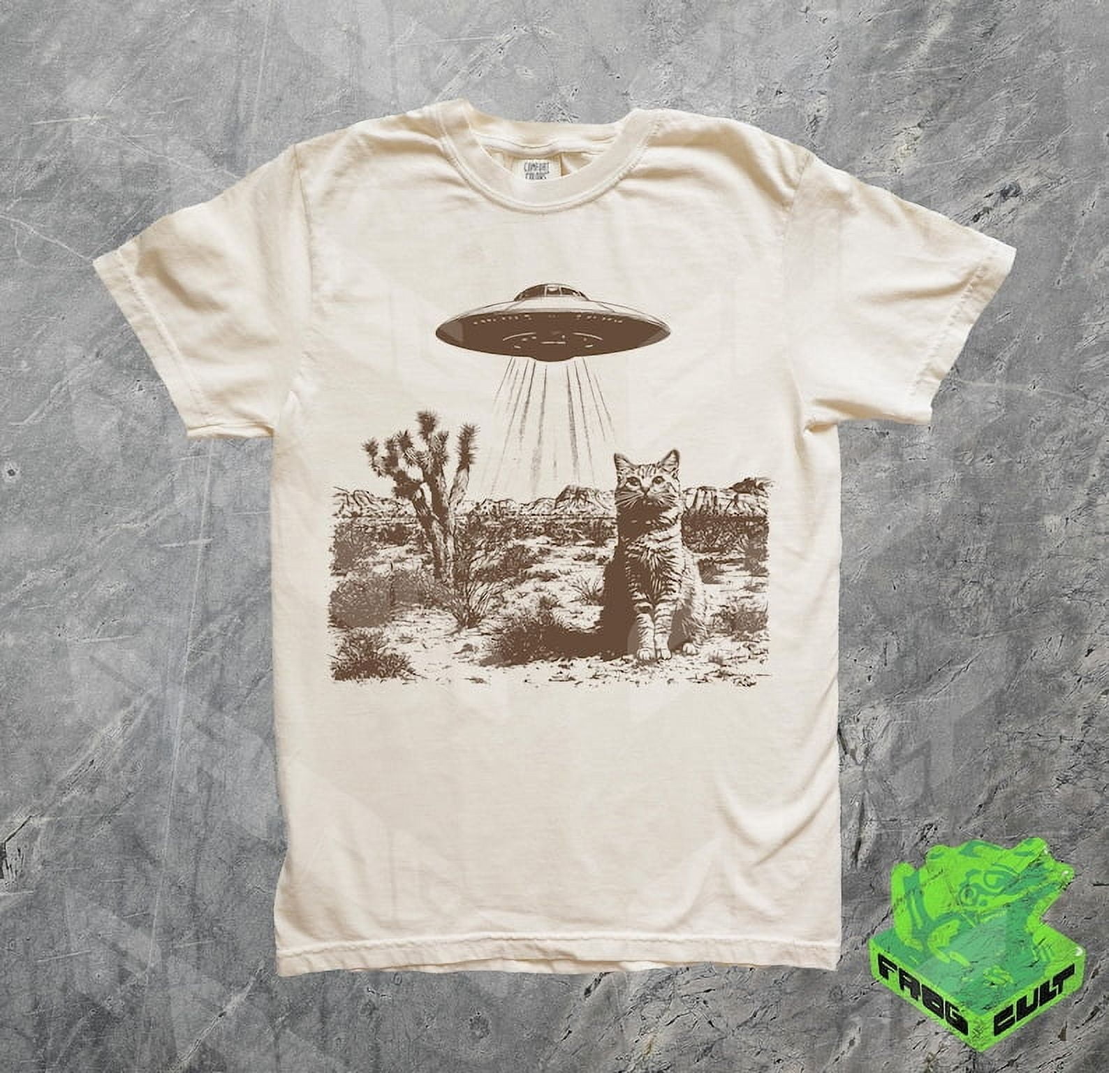 Vintage UFO Cowboy Cat Shirt, Retro T-Shirt, Retro 90s Western TShirt ...