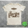 thumbnail image 1 of Vintage UFO Cowboy Cat Shirt, Retro T-Shirt, Retro 90s Western TShirt, Rodeo Shirt, Wild West Kitten Shirt, Funny Gag Gift Tee, Meme Shirt, 1 of 5