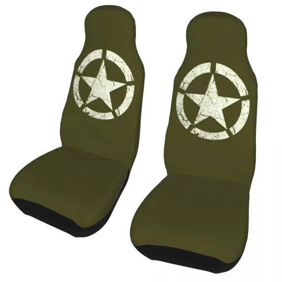 Vintage US Star Emblem uflage Universal Car Seat Cover Four Seasons Travel Car Seat Cushion Fiber Fishing