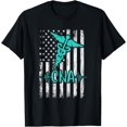 thumbnail image 1 of Vintage USA CNA Certified Nurse Assistant American Flag T-Shirt, 1 of 4