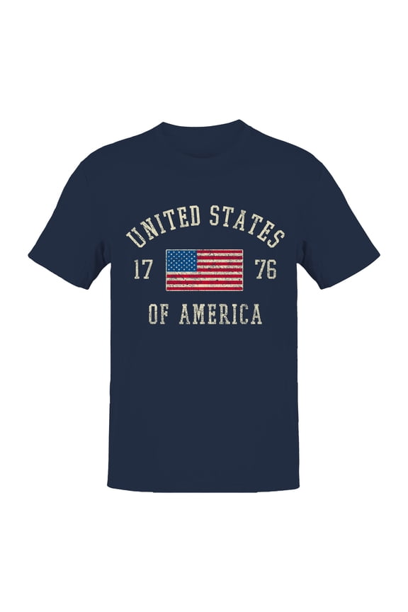 Vintage USA Flag 1776 Men's T-shirt