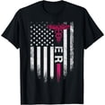 thumbnail image 1 of Vintage USA Flag ER Emergency Room Nurse Funny Nursing T-Shirt, 1 of 4
