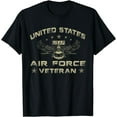 thumbnail image 1 of Vintage USA Flag Proud US Air Force Veteran for Men Women T-Shirt, 1 of 4