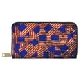 thumbnail image 1 of Vintage USA Flag Wallet Women, Leather Bifold Multi Card Wallet, Women's Wallets, Long Purse, 1 of 7