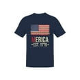 thumbnail image 1 of Vintage USA Merica Flag Men's T-shirt, 1 of 3