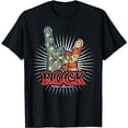 thumbnail image 1 of Vintage USA Rock Shirt - Band Concert Poster 70s 80s T-Shirt, 1 of 5