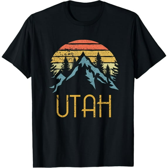 Vintage UT, Utah Mountains Outdoor Adventure T-Shirt T-Shirt