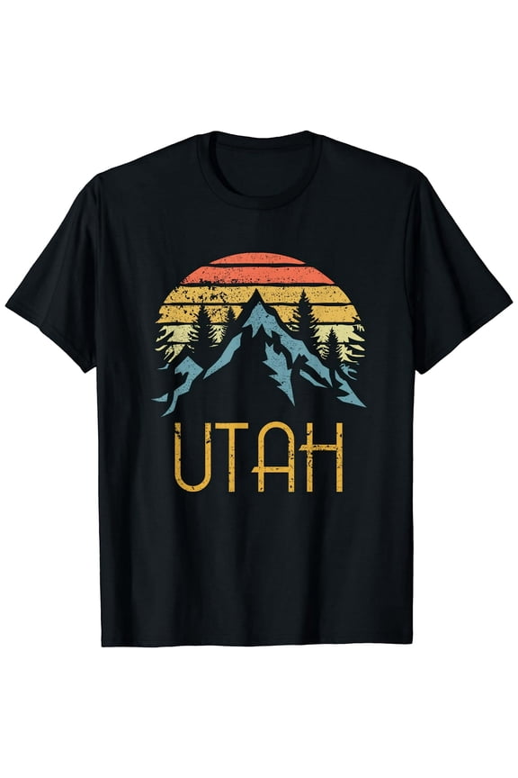 Vintage UT, Utah Mountains Outdoor Adventure T-Shirt