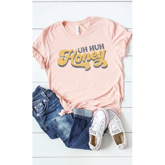 Vintage Uh Huh Honey Graphic Tee T-Shirt