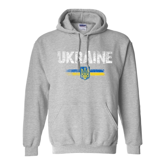 Vintage Ukraine Ukrainian Flag Pride DT Sweatshirt Hoodie