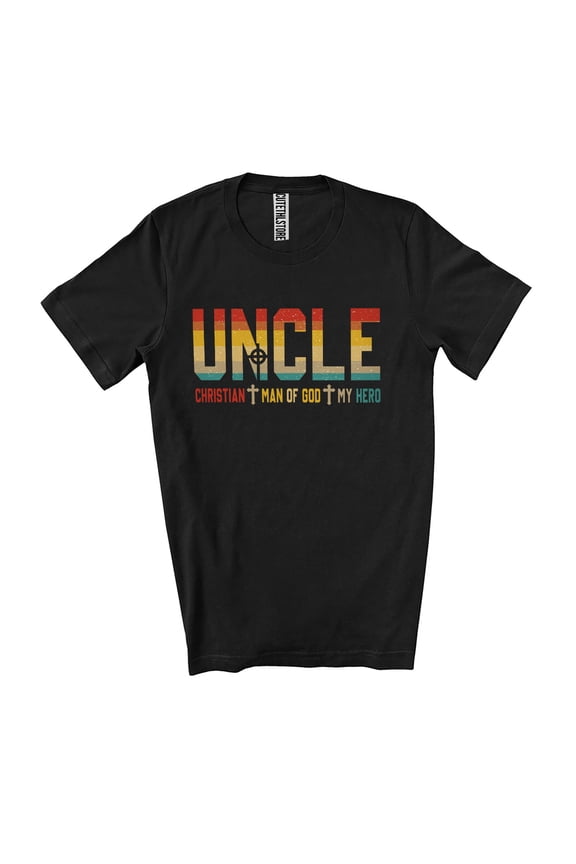 Vintage Uncle Man Of God Hero; Wonderful Father's Day Matching Men Family Group Unisex T-Shirt