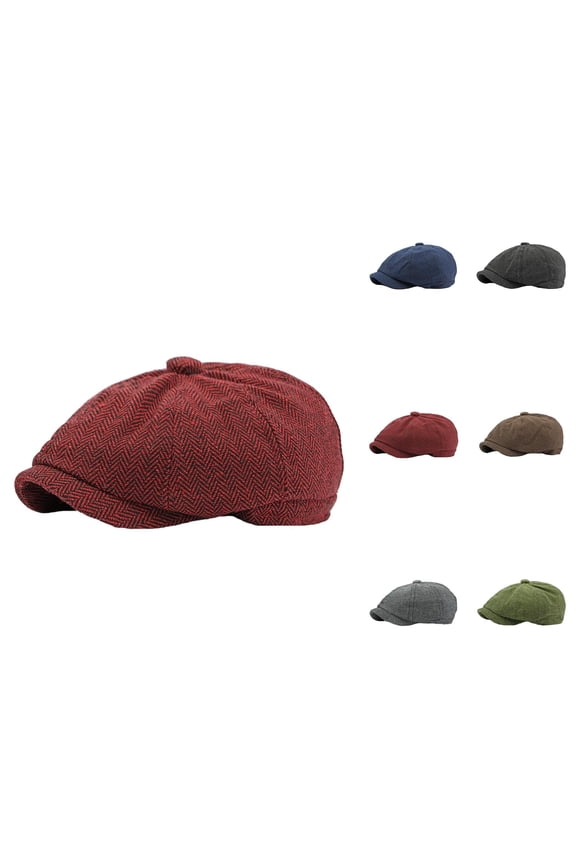 Vintage Unisex Beret Hat – Retro Newsboy Cap Style, Casual Painter Cap for Men and Women, Classic Fashion Streetwear Accessory for Everyday Use