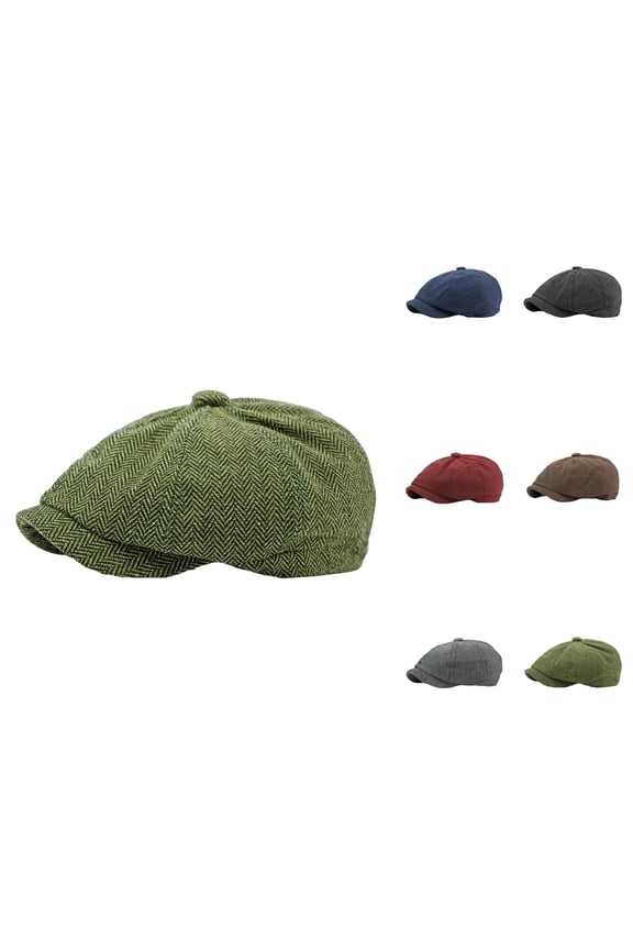 Vintage Unisex Beret Hat – Retro Newsboy Cap Style, Casual Painter Cap for Men and Women, Classic Fashion Streetwear Accessory for Everyday Use