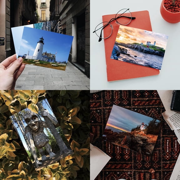 Vintage United States Maine Landscape Postcards Pack 20pc/Set Postcards from Around the World Greeting Cards for Mailing Decor Gift