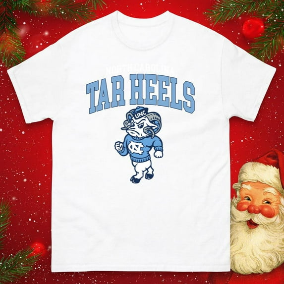 Vintage University North Carolina Tar Heels Football Graphic T-Shirt, up to size 5XL