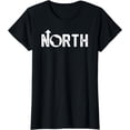 thumbnail image 1 of Vintage Up North Wisconsin Distressed Text T-Shirt, 1 of 3