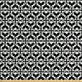 thumbnail image 1 of Vintage Upholstery Fabric by the Yard, Abstract Retro Design of Geometric Repetition with Floral Motifs Pattern, Decorative Fabric for DIY and Home Accents, Charcoal Grey White by Ambesonne, 1 of 4
