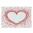 thumbnail image 1 of Vintage Valentine Cutting Board, Spreading Tiny Bicolour Hearts Making a Big Romantic Shape, Decorative Tempered Glass Cutting and Serving Board, in 3 Sizes, by Ambesonne, 1 of 2