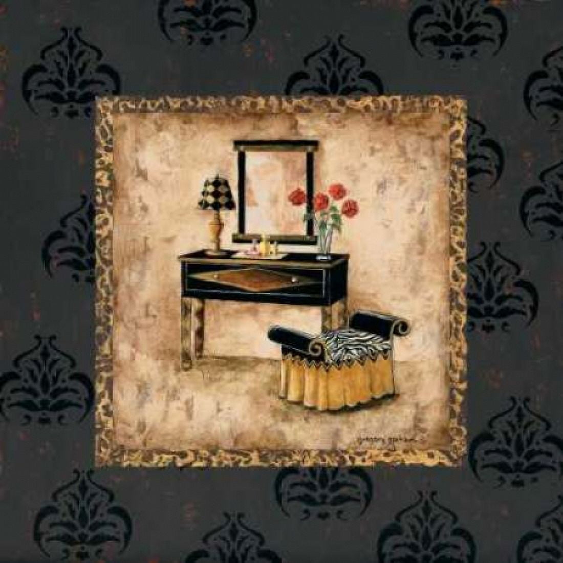 Vintage Vanity IV Canvas Art - Gregory Gorham (24 x 24)