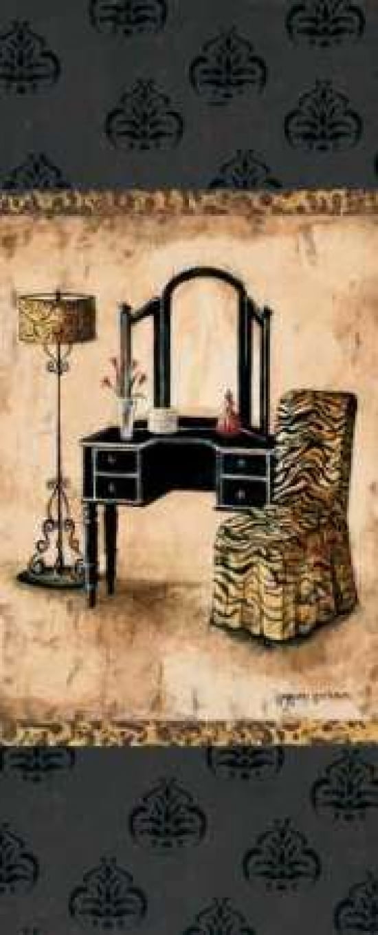 Vintage Vanity Panel I Canvas Art - Gregory Gorham (10 x 20)