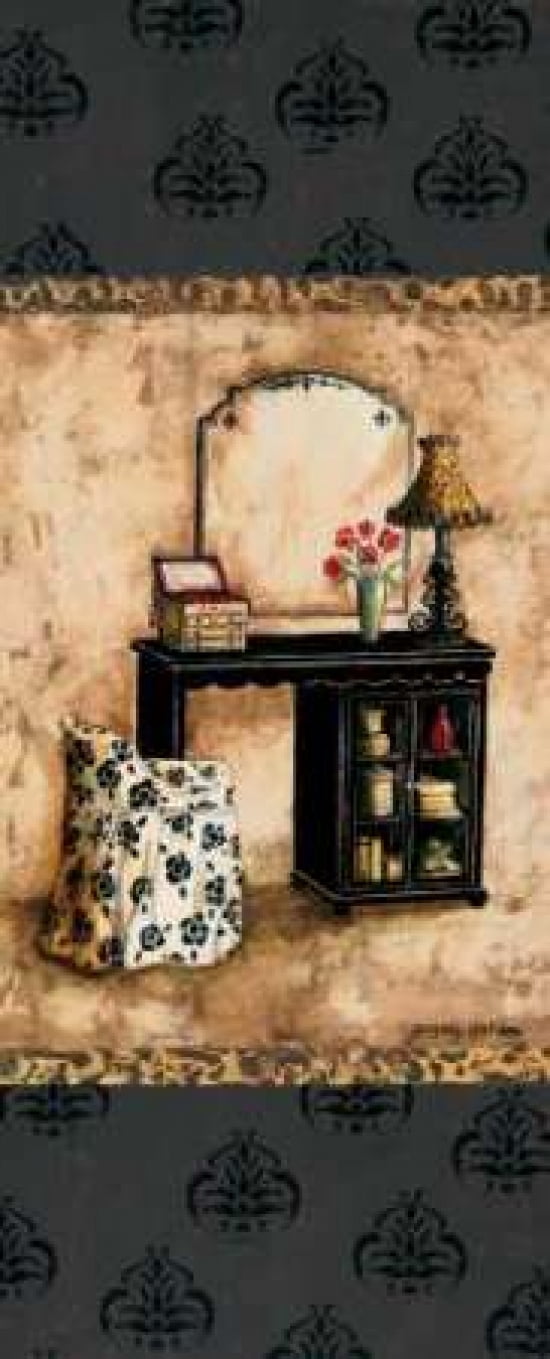 Vintage Vanity Panel II Canvas Art - Gregory Gorham (10 x 20)