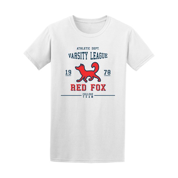 Vintage Varsity Red Fox Tee Men's -Image by Shutterstock