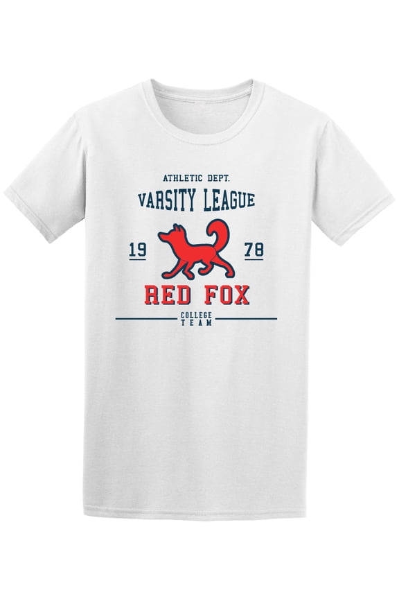Vintage Varsity Red Fox Tee Men's -Image by Shutterstock