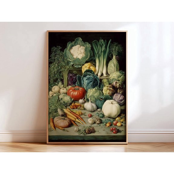 Vintage Vegetable Poster