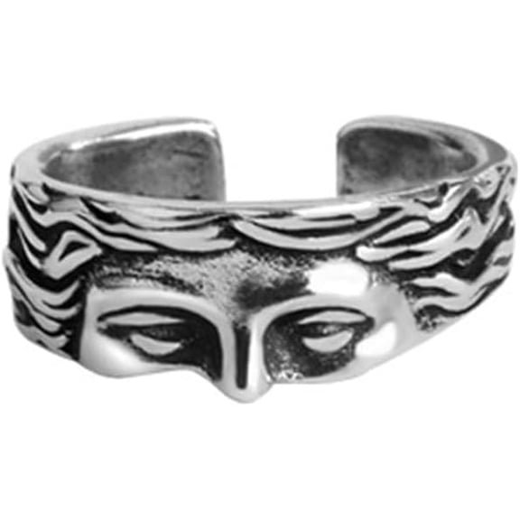Vintage Venus Half Face Ring For Women Men Adjustable Personalized Open Wrap Knuckle Finger Band Rings Thumb Fashion Unique Jewelry Gift