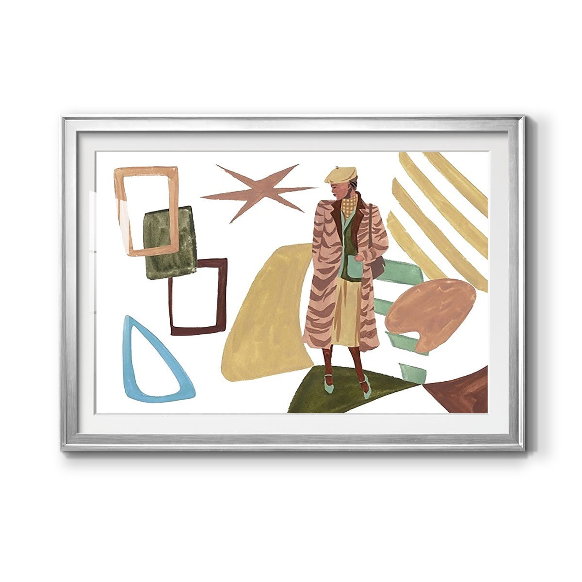 Vintage Vibes I Premium Framed Print - Ready to Hang
