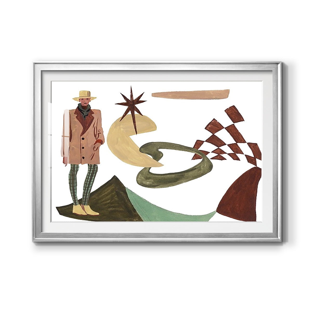 Vintage Vibes IV Premium Framed Print - Ready to Hang