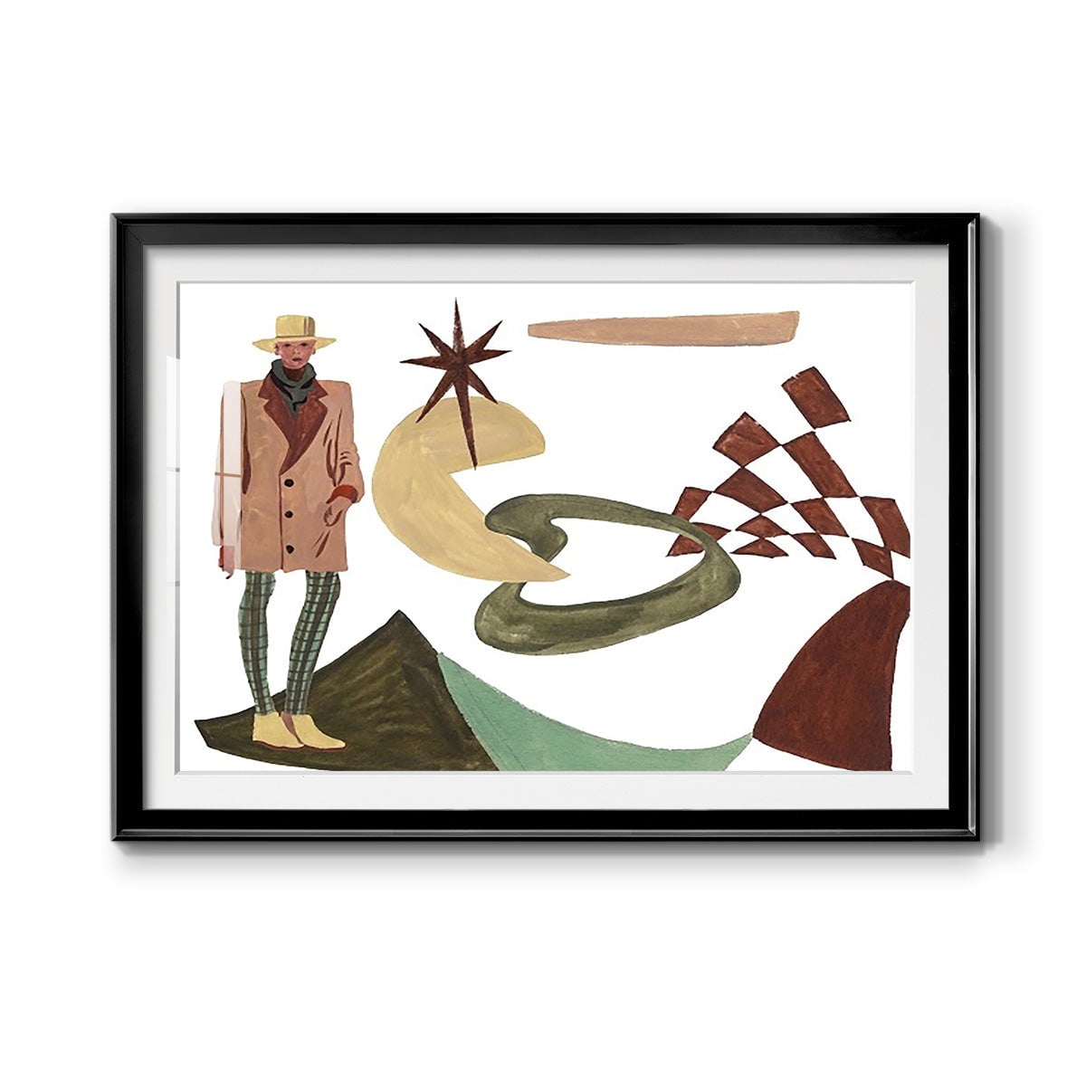 Vintage Vibes IV Premium Framed Print - Ready to Hang