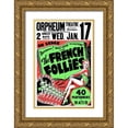thumbnail image 1 of Vintage Vices 23x32 Gold Ornate Wood Framed with Double Matting Museum Art Print Titled - Vintage Vices: French Follies, 1 of 4