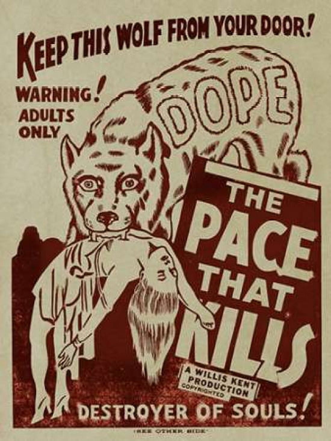 Vintage Vices Dope The Pace That Kills Canvas Art - Vintage Vices (18 x 24)