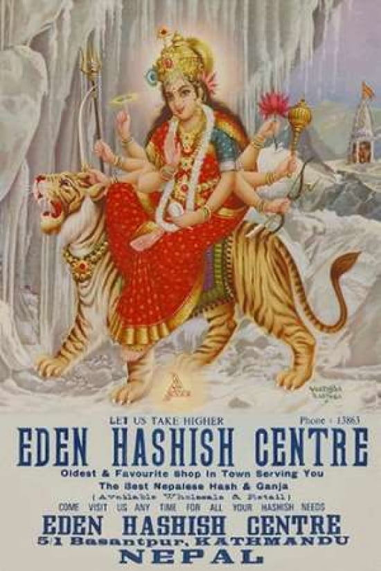 Vintage Vices Eden Hashish Center Canvas Art - Vintage Vices (24 x 36)