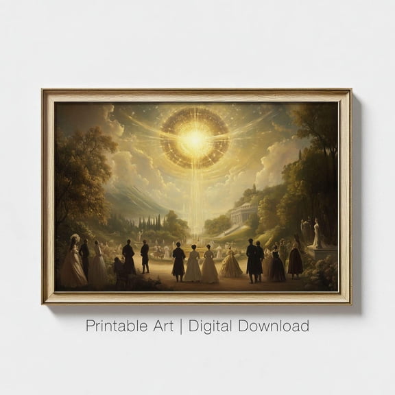 Vintage Victorian Fantasy Poster Wall Art Poster, Cottagecore Decor, Historical , Surrealism Frame Art, Sci,Fi Poster, Size 24x36 UNFFRAMED F03.1.7l1509