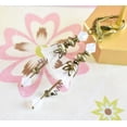 thumbnail image 1 of Vintage Victorian Style White and Antique Bronze Bell Flower Lucite Earrings, 1 of 5