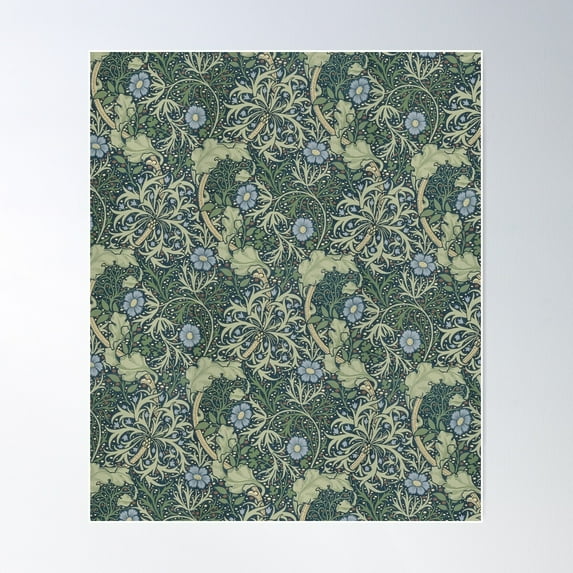 Vintage Victorian Wallpaper 2, William Morris Poster Wall Art, Modern Wall Decor For Living Room Bedroom, 8x12 UNFRAMED