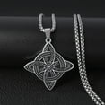 thumbnail image 1 of Vintage Viking Irish Celtic Knot Trendy Pendant Stainless Steel Slavic Charm Necklace, 1 of 2