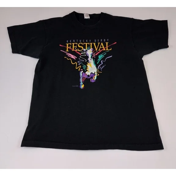 Vintage Vintage 1991 Fruit Of The Loom (Kentucky Derby) Single Stitch Tshirt..Xl .S4-15. Best Birthday Gifts