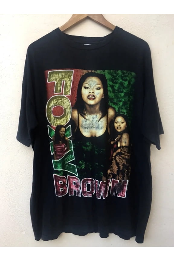 Vintage Vintage 90's Foxy Brown Rap Tee T Shirt Men Size S M L 234XL NL2991