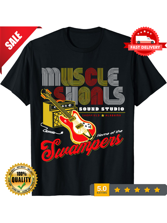 Vintage Vintage Muscle Shoals Sound Studio T-Shirt â€“ Home of The Swampers - Size S-5XL-TH68794